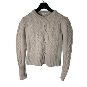 Peregrine England 100% wool Fisherman Cable Knit sweater women's size small